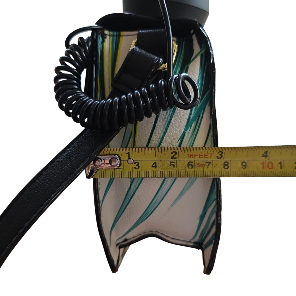 Betsey Johnson Black and Green Crossbody " CALL ME" Bag. - Picture 10 of 10